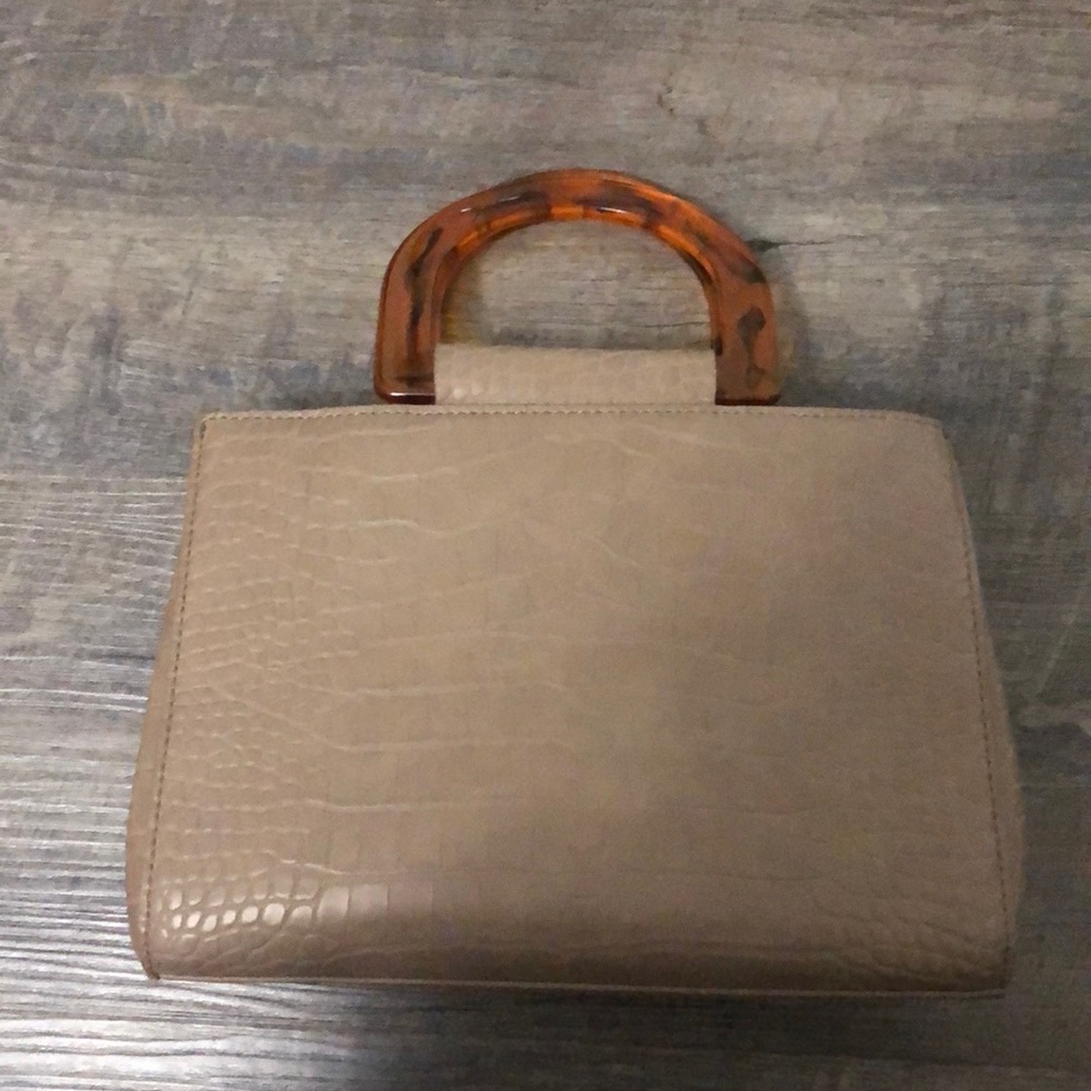 Brown scale purse